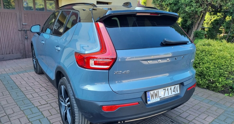 Volvo XC 40 cena 135900 przebieg: 44500, rok produkcji 2021 z Ząbki małe 191